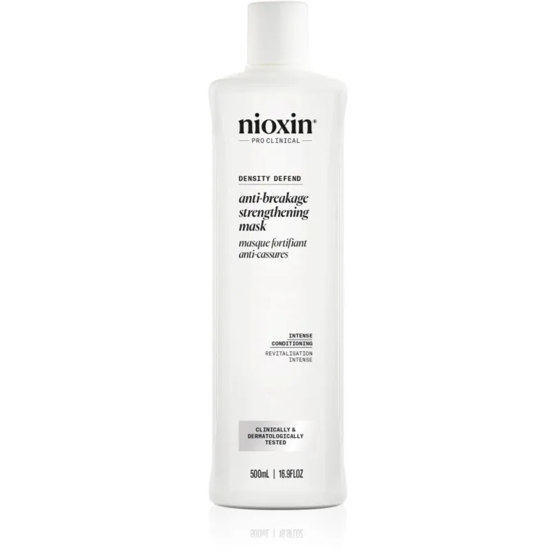 Nioxin Density Defend Anti-breakage Strengthening Mask δυναμωτική μάσκα για κατεστραμμένα και εύθραυστα μαλλιά 500 ml