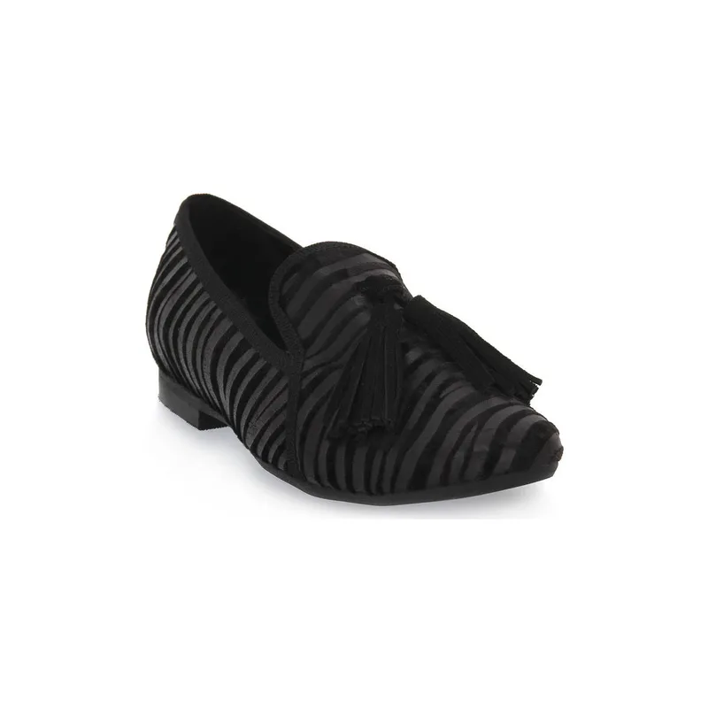 Μοκασσίνια S.piero BLACK FLAT ROUNDED