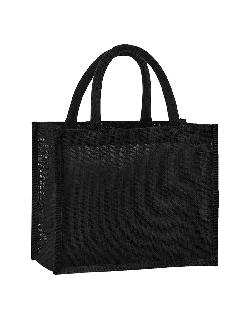 Midi Tote Jute Westford Mill W473 Black/Black