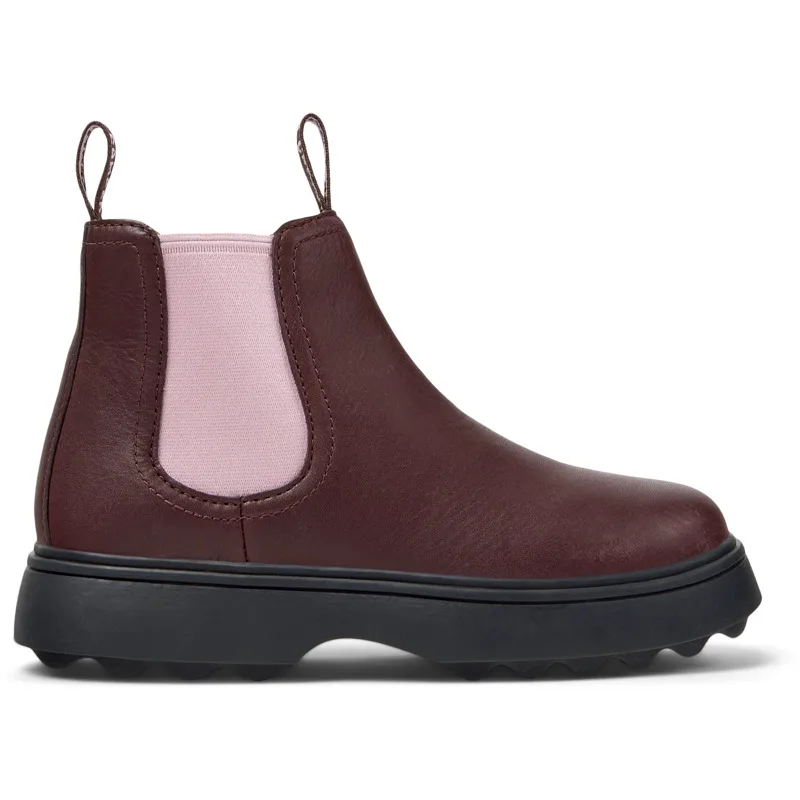 CAMPER Norte - Μπότες Για Κορίτσια - Μπορντό, Μέγεθος 29, Smooth leather