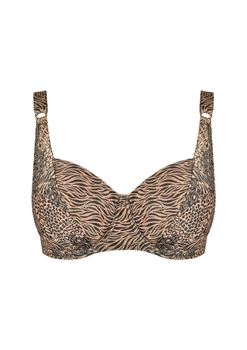 Crool Μπικίνι Τοπ Cup F Animal Print - Πολύχρωμο