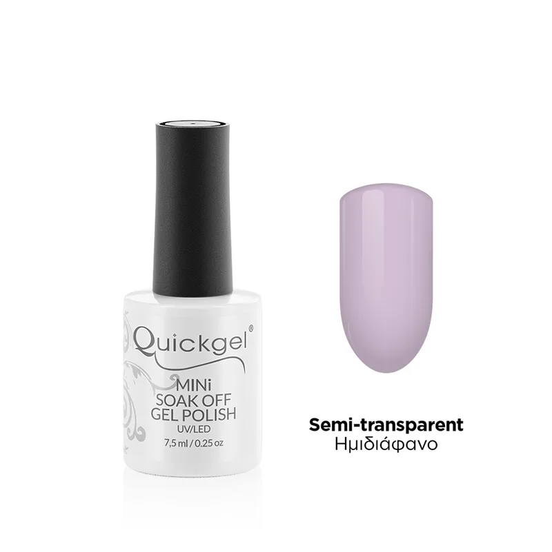 Quickgel Ice French Mini - Ημιμόνιμο Βερνίκι 7,5 ml