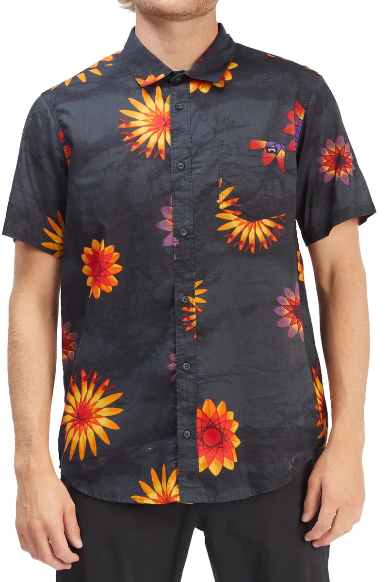 Πουκάμισο Κοντομάνικο Billabong Sundays Floral C1SH25BIP2-5624 Ανδρικό