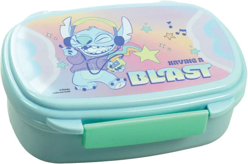 GIM Δοχείο Φαγητού Με Κουτάλι/Πιρούνι Stitch (552-04276)