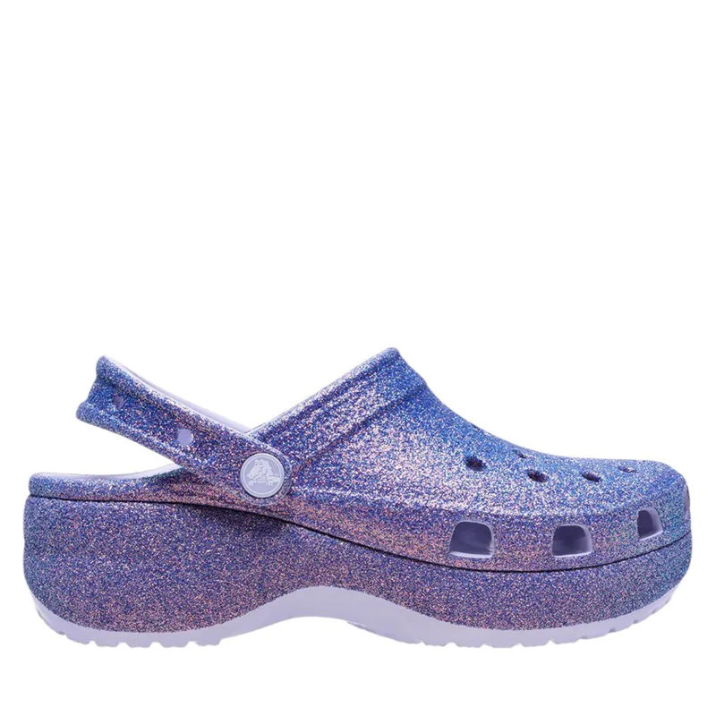 CROCS Classic Platform Clog 36-42 - ΜΩΒ/ΛΙΛΑ