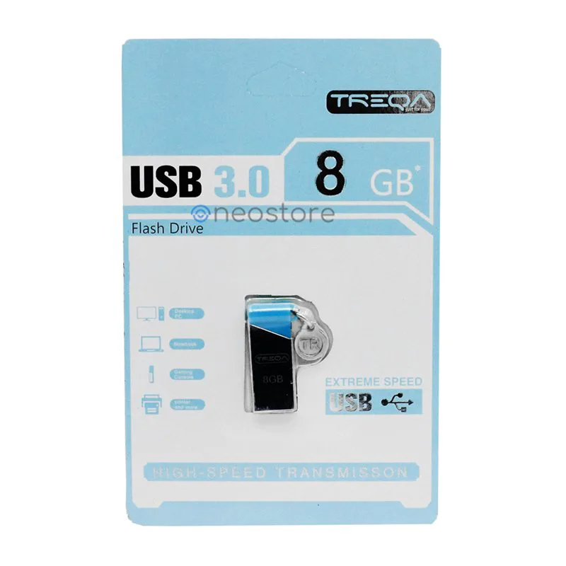 Treqa UP-03 8GB USB 3.0 Stick Μπλε