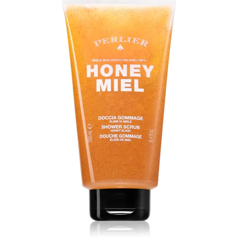 Perlier Honey Miel απόλεπιση σώματος για ντους για ευαίσθητο δέρμα 250 ml
