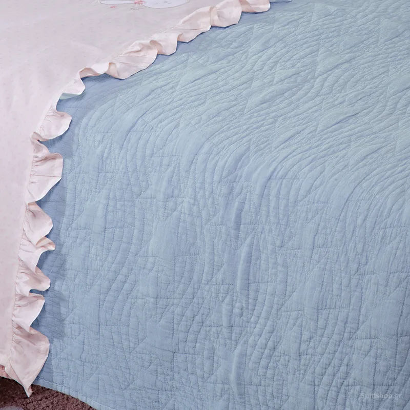Κουβερλί Λίκνου (80x110) Nef-Nef Homeware Baby Stars Blue