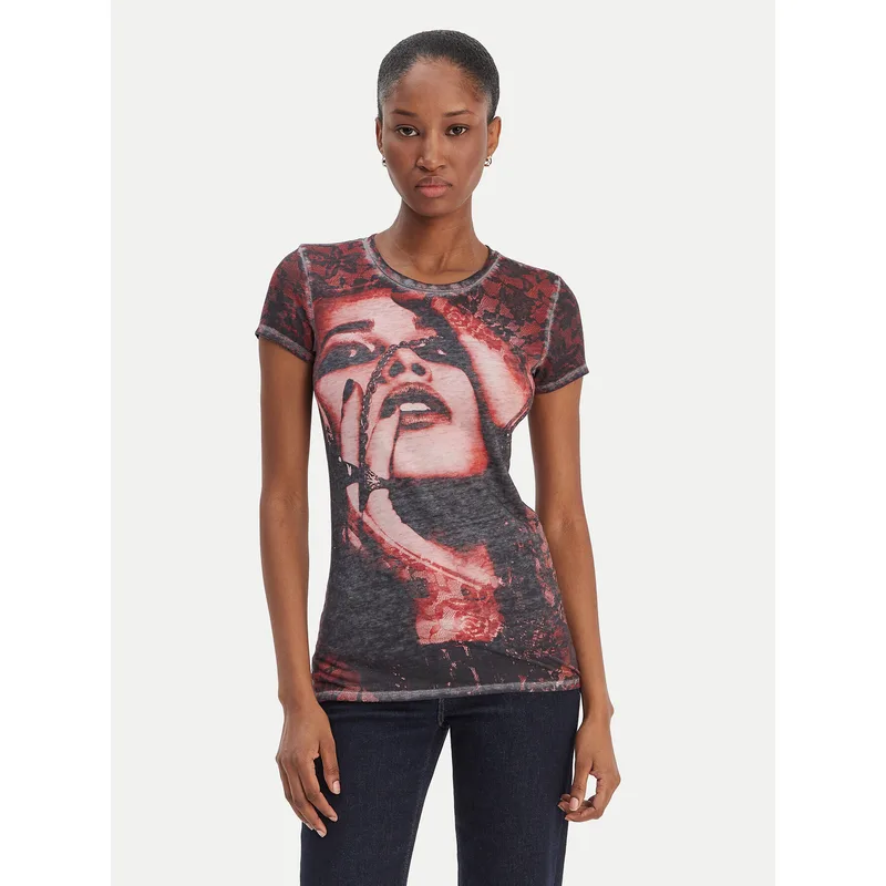 Guess T-Shirt W6RI50 KCCG0 Έγχρωμο Regular Fit