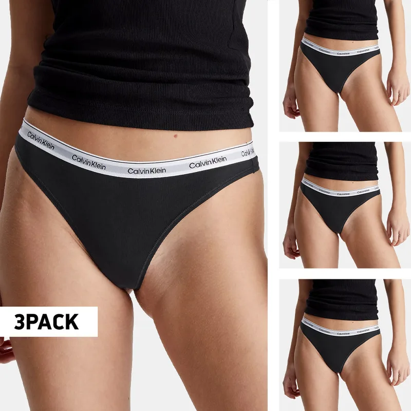Calvin Klein Thong 3Pk (9000182774_3625)