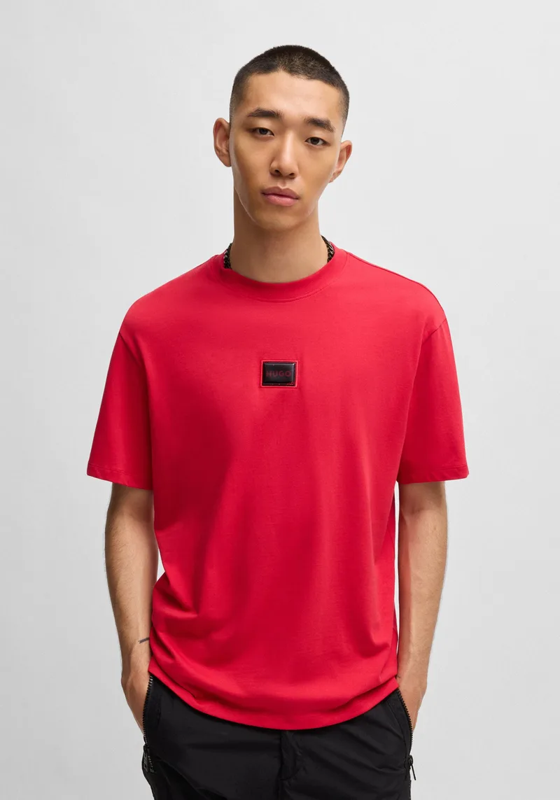 HUGO Κοντομάνικη T-shirt της σειράς Dugojelly - 50524831 693 Open Ροζ