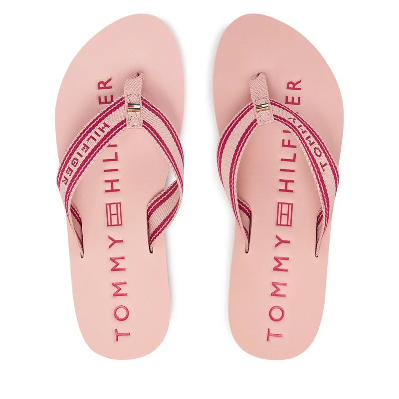 Σαγιονάρες Tommy Hilfiger Th Webbing Summer Sandal FW0FW09193 Ροζ