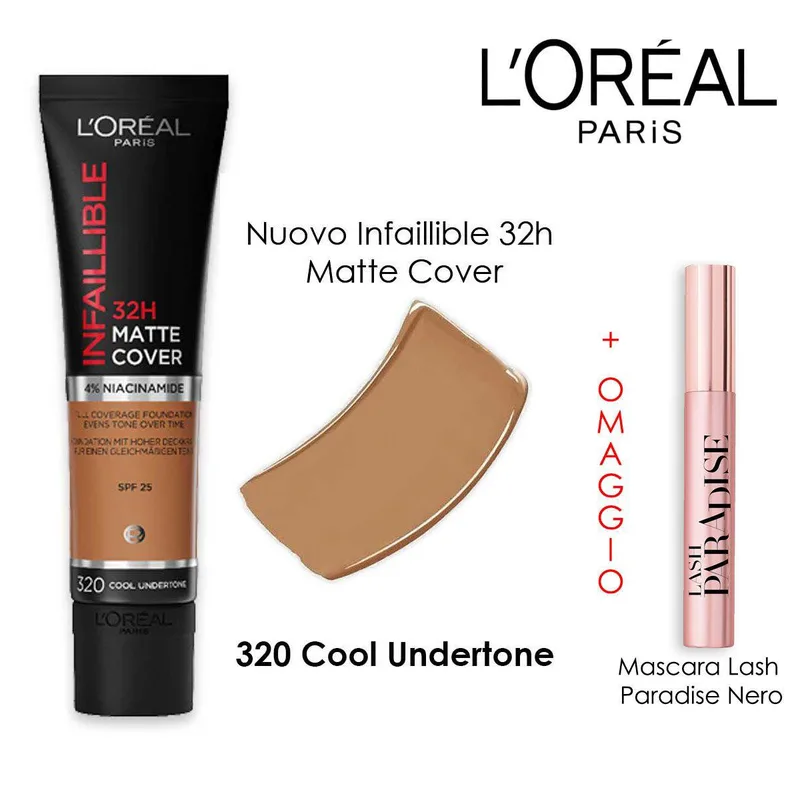 L'oreal infaillible 24h matt cover foundation 320