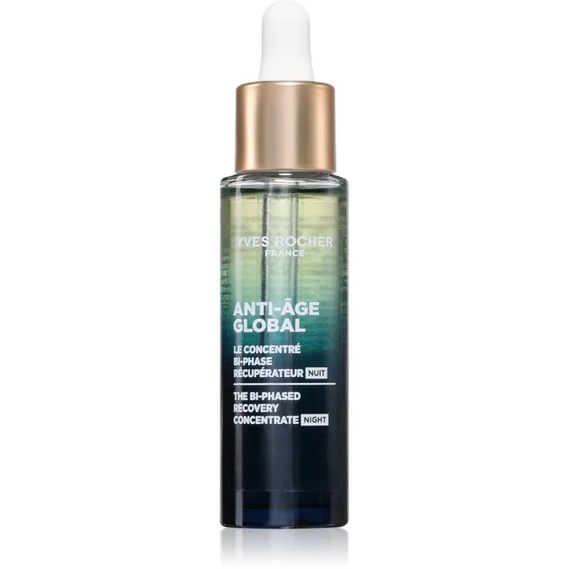 Yves Rocher Anti-Age Global διφασικός ορός νύχτας 30 ml
