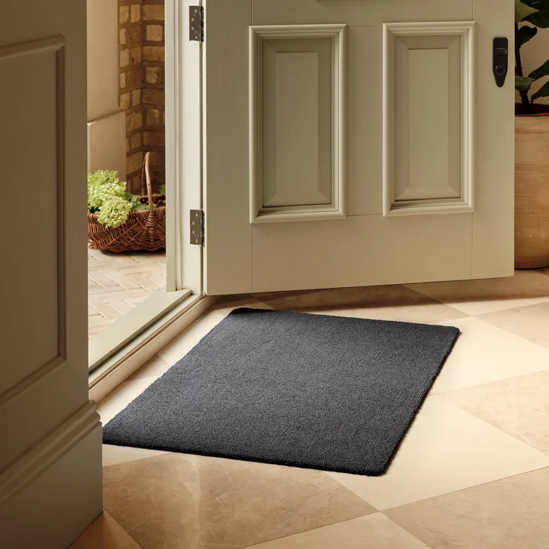 Sense Charcoal Washable Doormat
