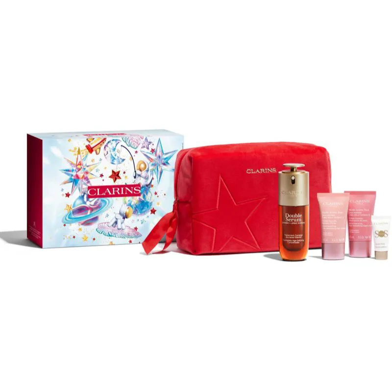 Clarins Double Serum & Multi-Active Collection σετ δώρου για νεανική εμφάνιση Luminosity