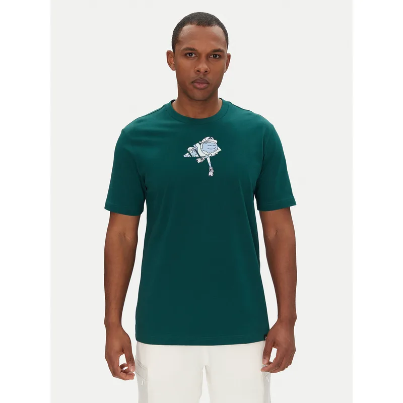 adidas T-Shirt Earth Day Graphic JI6753 Πράσινο Regular Fit