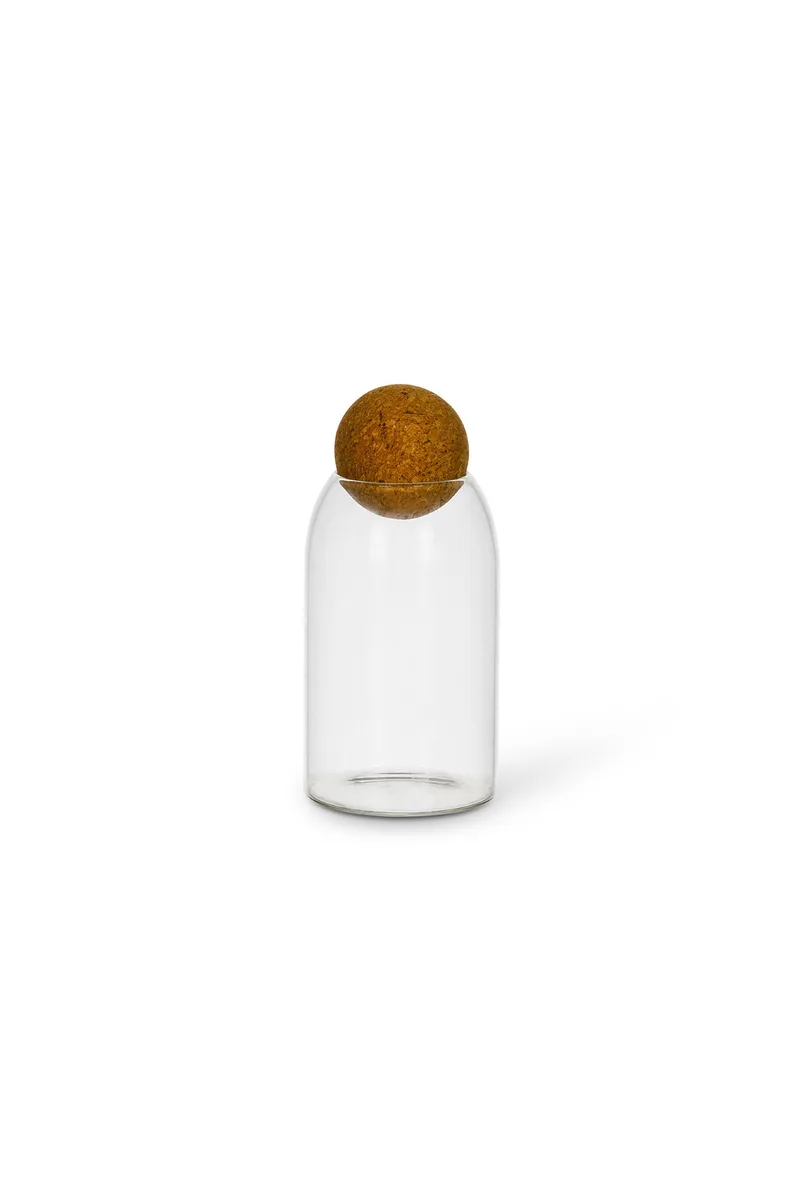 Coincasa γυάλινη κανάτα διάφανη με καπάκι 20 cm - 007368841 Διάφανο