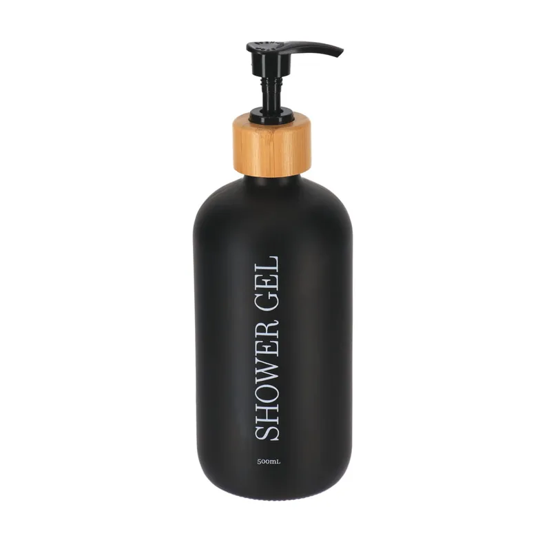 Dispenser Για Αφρόλουτρο 500ml (Φ7.5x21.5) T-D Matt Black 62182103