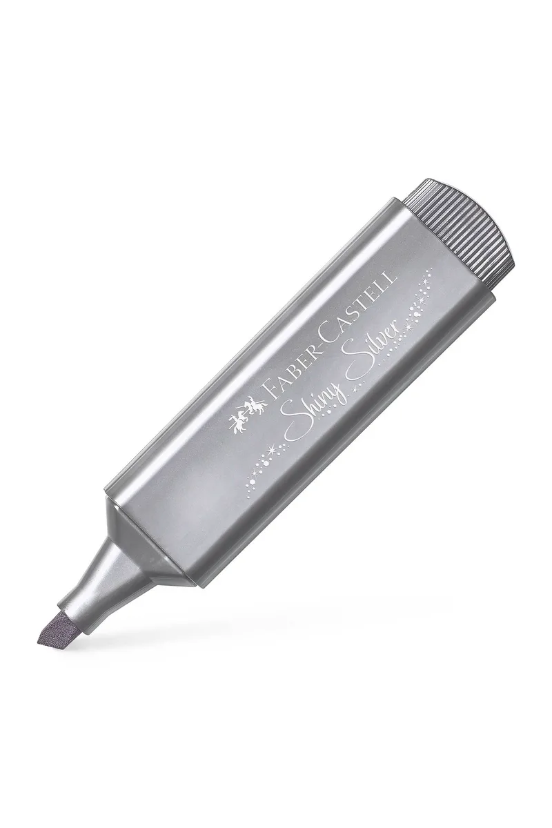 Faber-Castell μαρκαδόρος υπογράμμισης Textliner 46 Metallic Aσημί - 077154661
