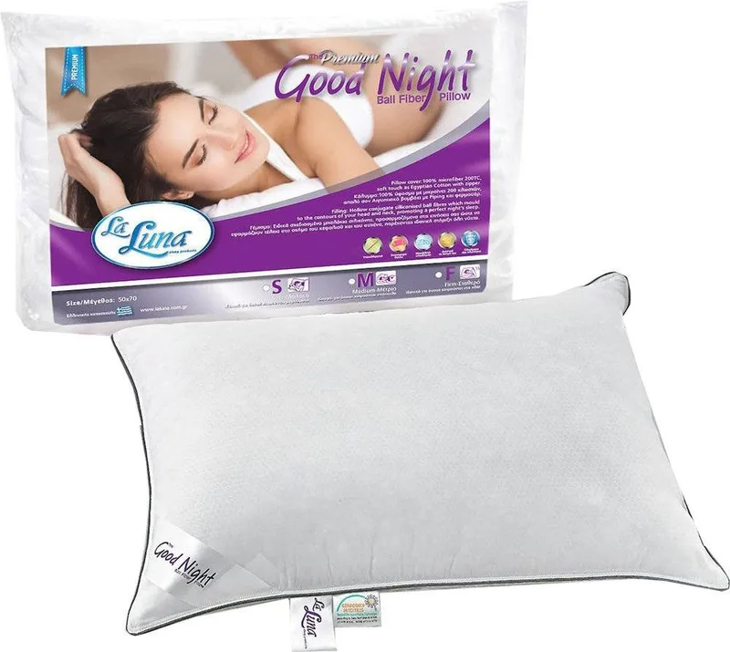 ΜΑΞΙΛΑΡΙ LA LUNA THE GOODNIGHT PREMIUM ΣΙΛΙΚΟΝΗΣ SOFT 50X70CM