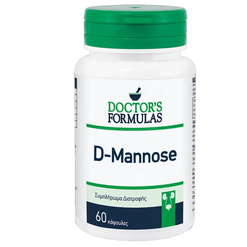Doctor's Formulas D-Mannose Συμπλήρωμα Διατροφής με D-Μαννόζη για τη Φυσιολογική Λειτουργία του Ουροποιητικού 60caps