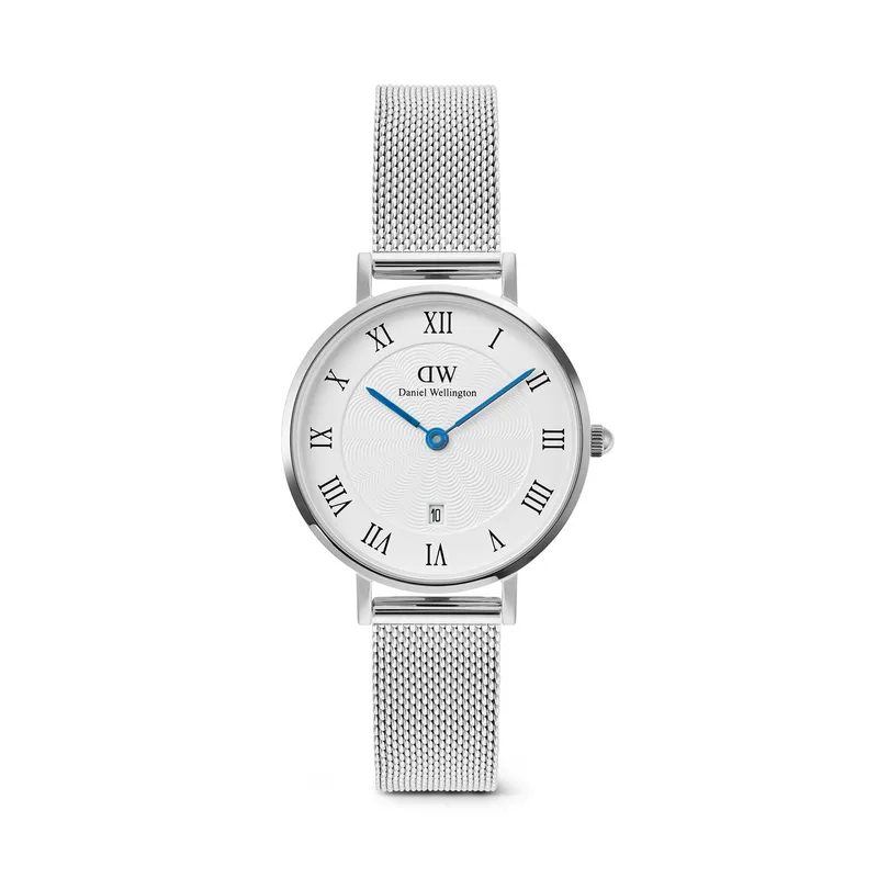Ρολόι Daniel Wellington Petite Roman Numerals DW00100858 Ασημί
