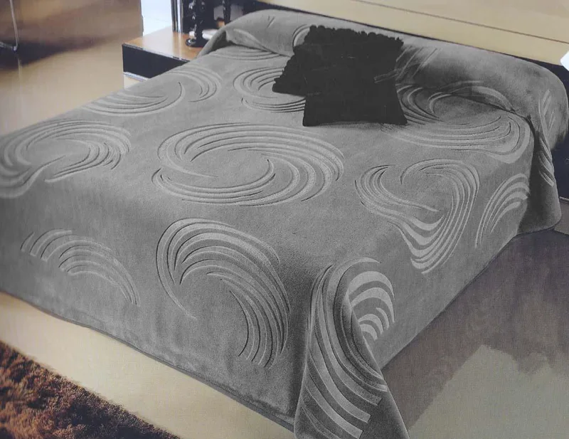 ΚΟΥΒΕΡΤΑ ΑΝΑΓΛΥΦΗ ΒΕΛΟΥΤΕ SPIN SILK TOUCΗ ΓΚΡΙ MONH 160X220 LINEAHOME