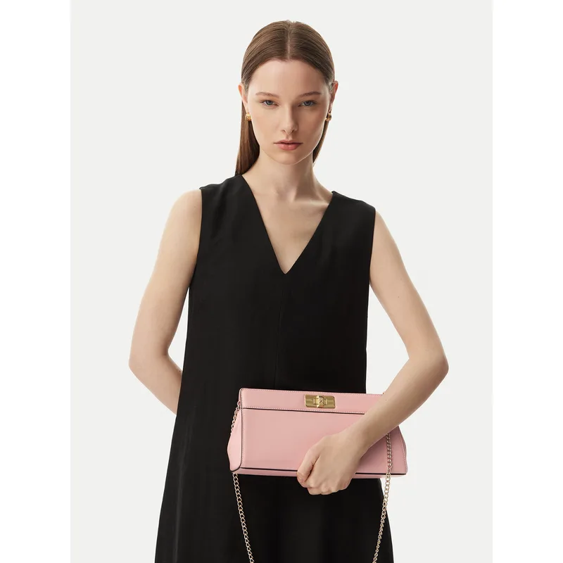 Τσάντα Tommy Hilfiger Th Modern Clutch AW0AW18727 Ανοιχτό ροζ