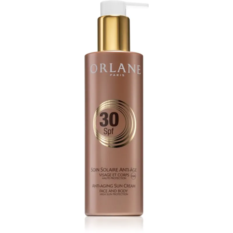 Orlane Sun Care Anti-aging Sun Cream προστατευτική φροντίδα κατά της ηλιακής ακτινοβολίας με αντιρυτιδικά αποτέλεσματα SPF 30 200 ml