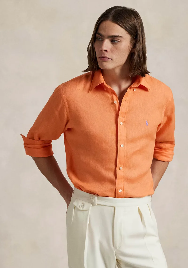 Polo Ralph Lauren Πουκάμισο της σειράς Linen - 710966294 013 Poppy