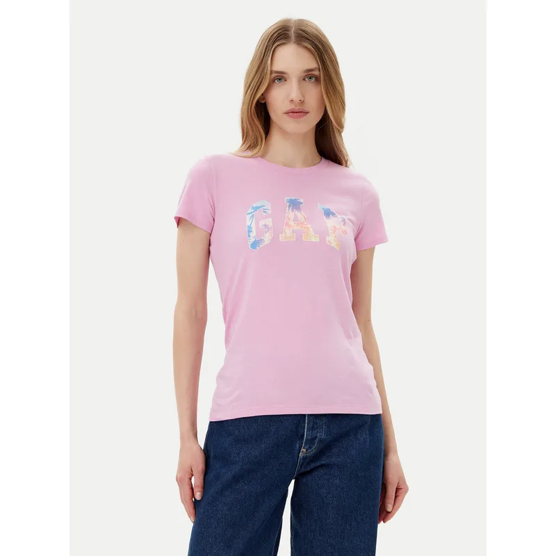 Gap T-Shirt 776775-06 Ροζ Regular Fit