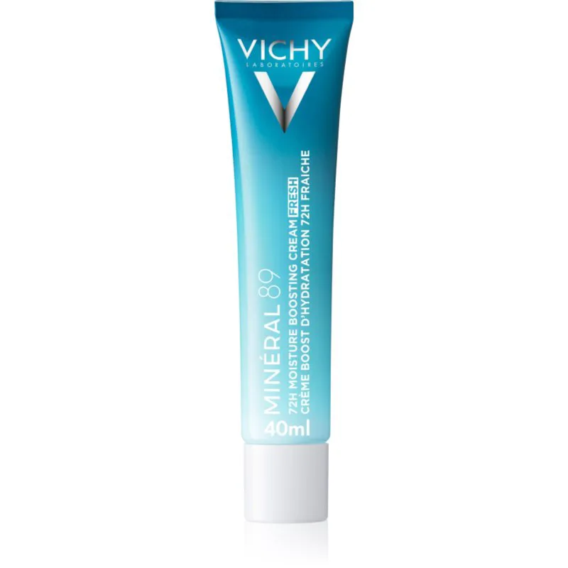 Vichy Minéral 89 72H Moisture Boosting Cream Fresh ενυδατική κρέμα για πρόσωπο με υαλουρονικό οξύ 40 ml