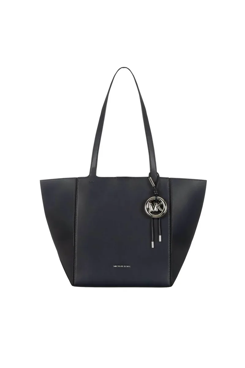 Michael Kors γυναικεία δερμάτινη τσάντα tote "Jordi Medium" - 30R6S9JT6L Μπλε Σκούρο