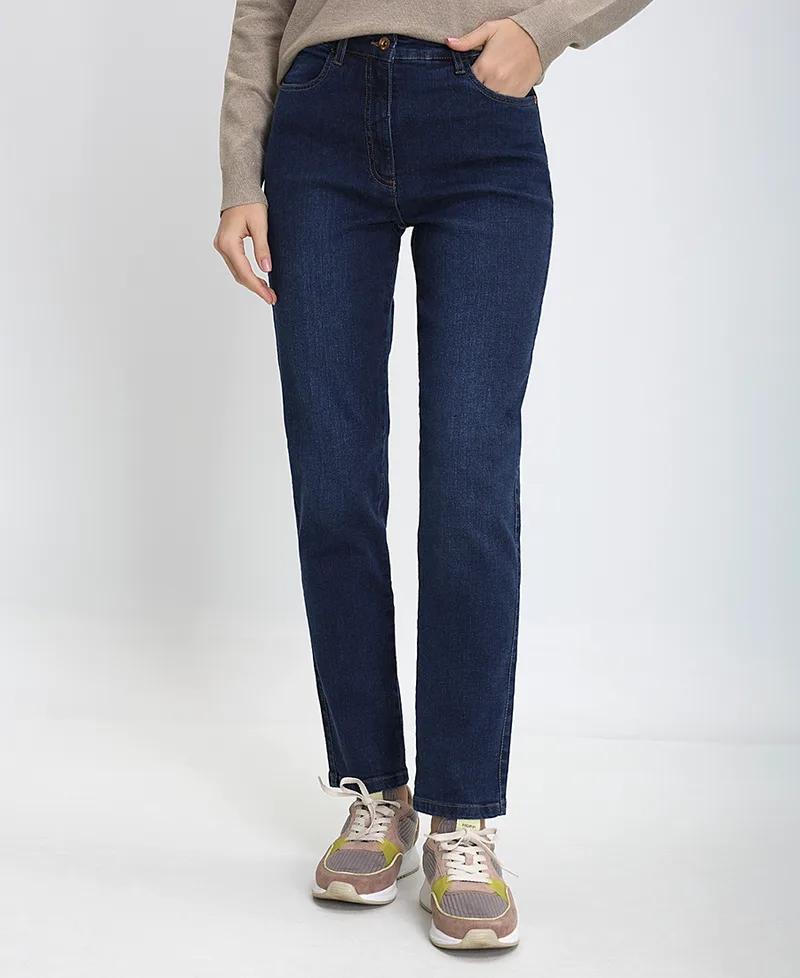 Γυναικείο Παντελόνι Regular Fit Τζιν