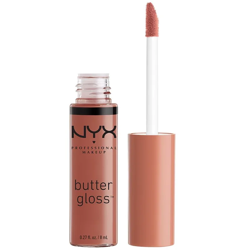 Nyx Professional Makeup Lip Butter Gloss Βελούδινα Απαλό & Μεταξένιο Lip Gloss 8ml - 16 Praline