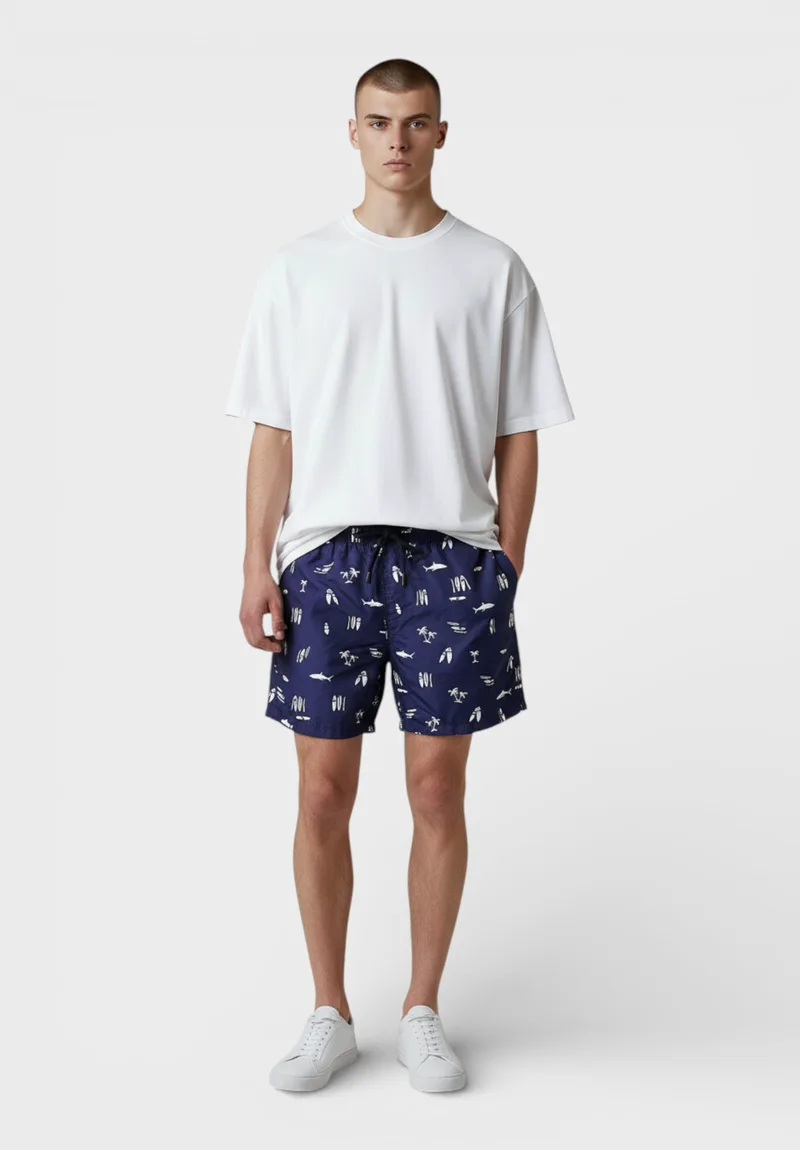 Μαγιό ανδρικό Suyutti Blue Summer Y2530-03-Μπλε