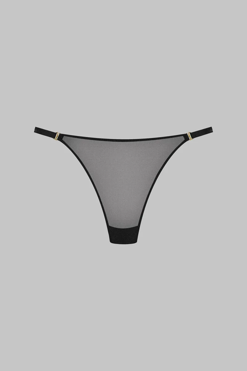 Maison Close γυναικείο σλιπ mini thong "Corps à Corps" - 560806 Μαύρο