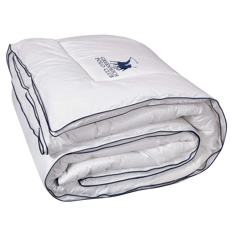 Πάπλωμα Βαμβακερό-Microfiber Υπέρδιπλο 220x240εκ. Essential 2346 Λευκό Greenwich Polo Club (Ύφασμα: Βαμβάκι 100%, Υλικό: Microfiber, Χρώμα: Λευκό, Μέγεθος: Υπέρδιπλα) - Greenwich Polo Club - 221910202346
