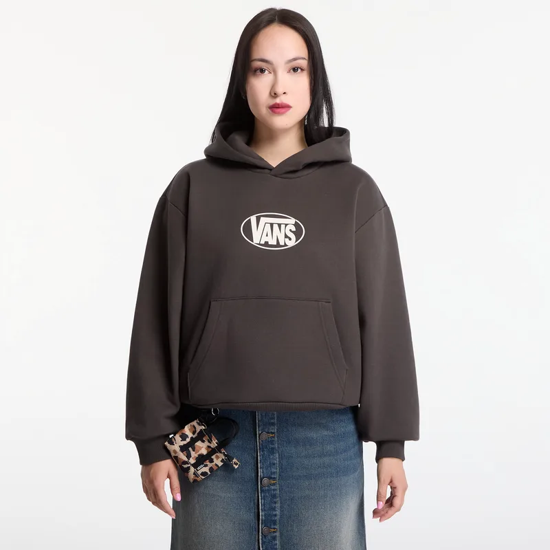 Φούτερ Vans Oval Logo Relaxed Pullover Faded Black S