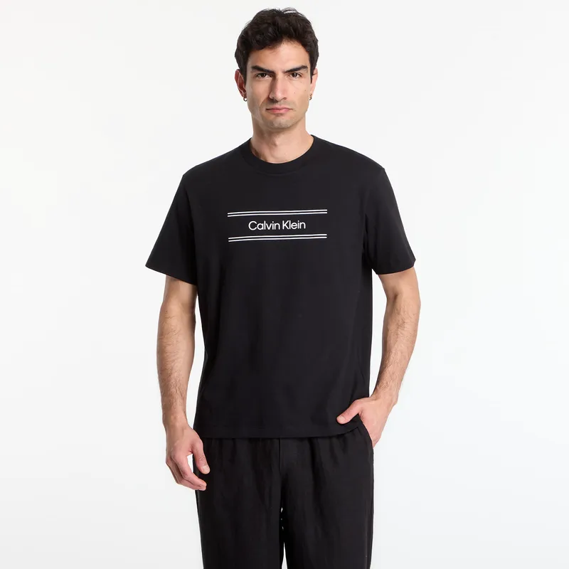 T-shirt Calvin Klein Ss 20S Eu Spw Standard Graphic Tee Black S