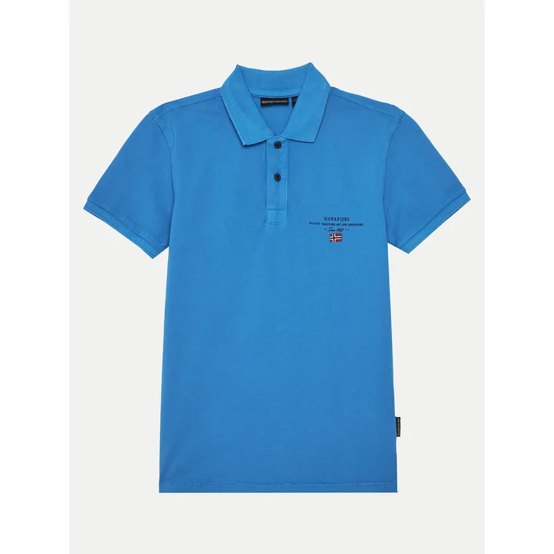 Napapijri Polo Elbas 5 NP0A4G4NB2W1 D Μπλε Regular Fit