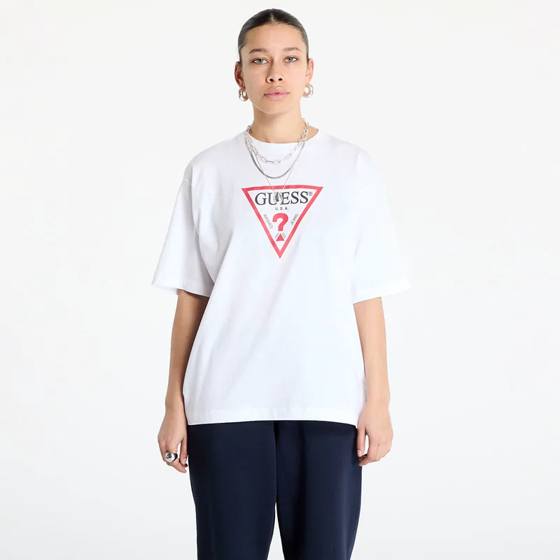 T-shirt Guess JEANS Oversized Iconic Tee Pure White M