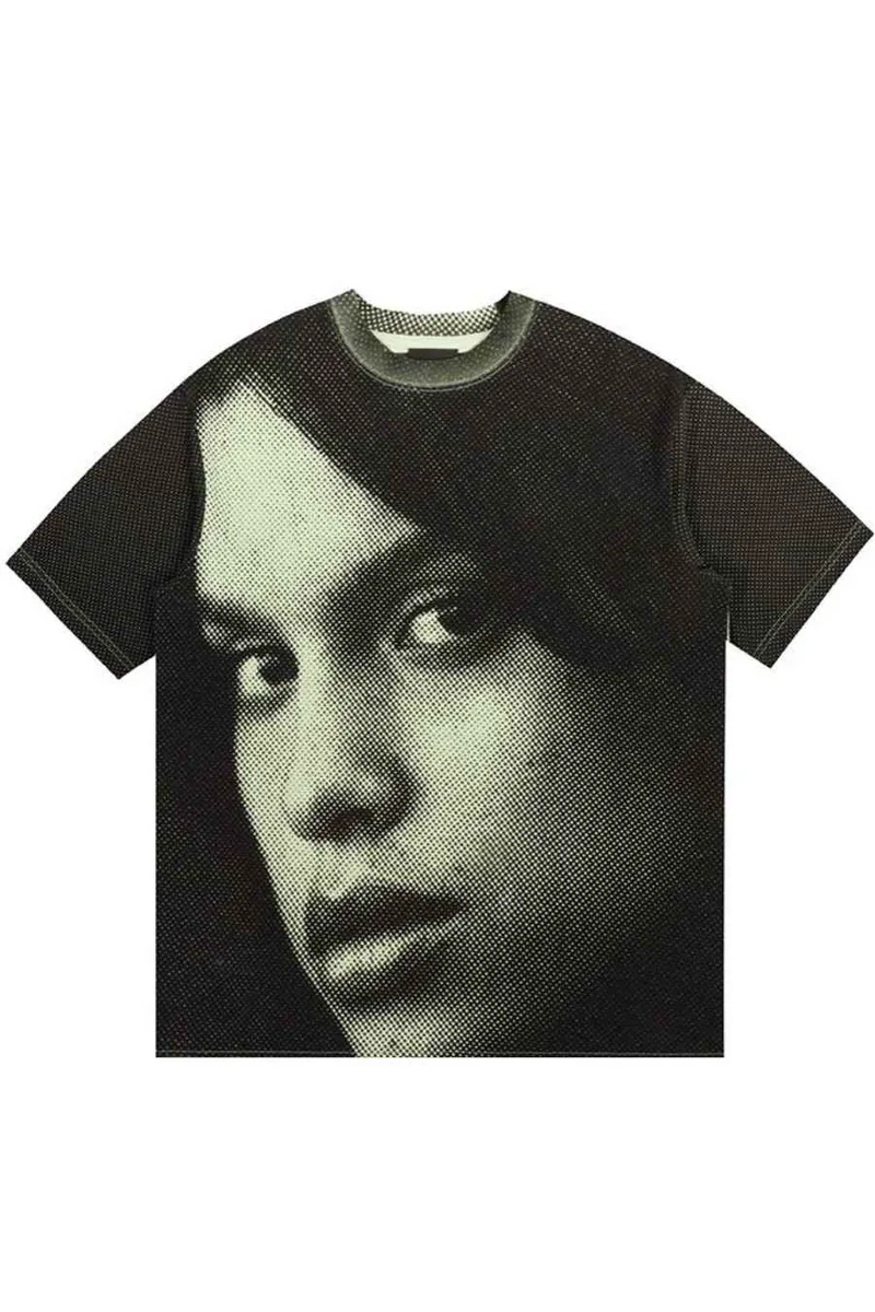 THE HUNDREDS T Shirts Face T-Shirt - Πράσινο-T24P109002-GREEN