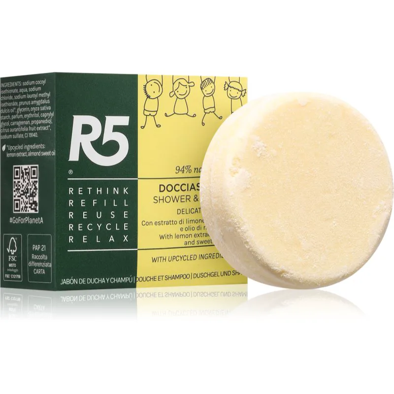 R5 Shower-Shampoo σαμπουάν για ντους για παιδιά 70 γρ