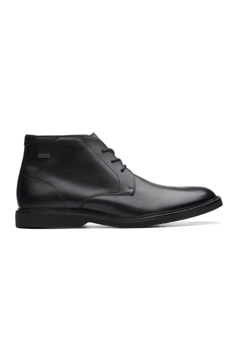 Clarks ανδρικά δερμάτινα μποτάκια "Atticus LT Hi GTX" - 26161365 Μαύρο