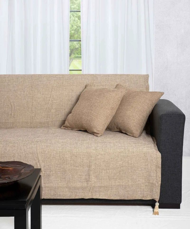 Ριχτάρι Τριθέσιου Silk Fashion 9925 Άμμου 180x300
