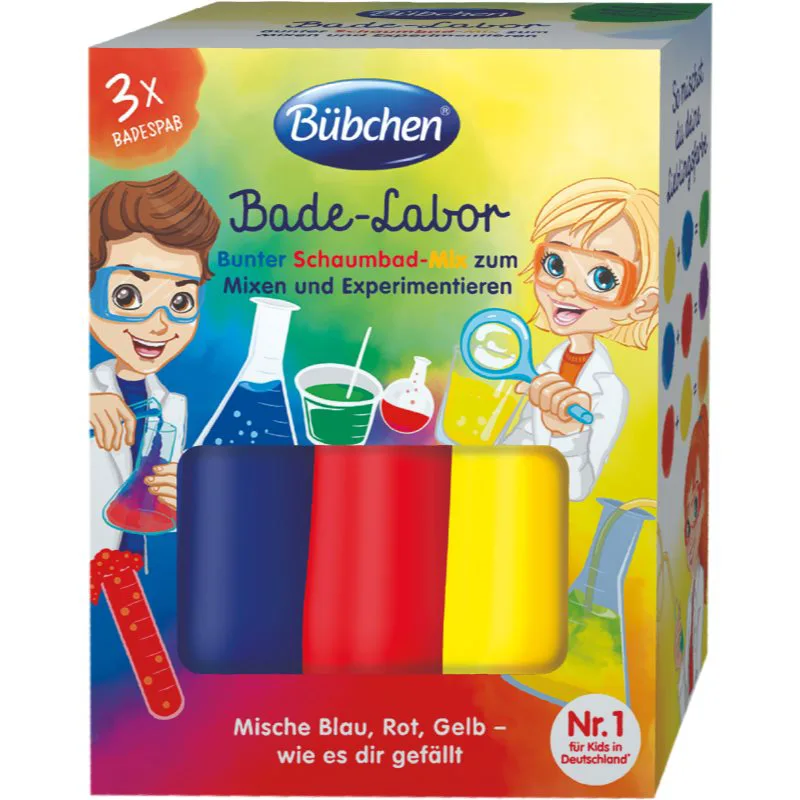 Bübchen Kids Bath Laboratory εργαστήρι μπάνιου 3x50 ml