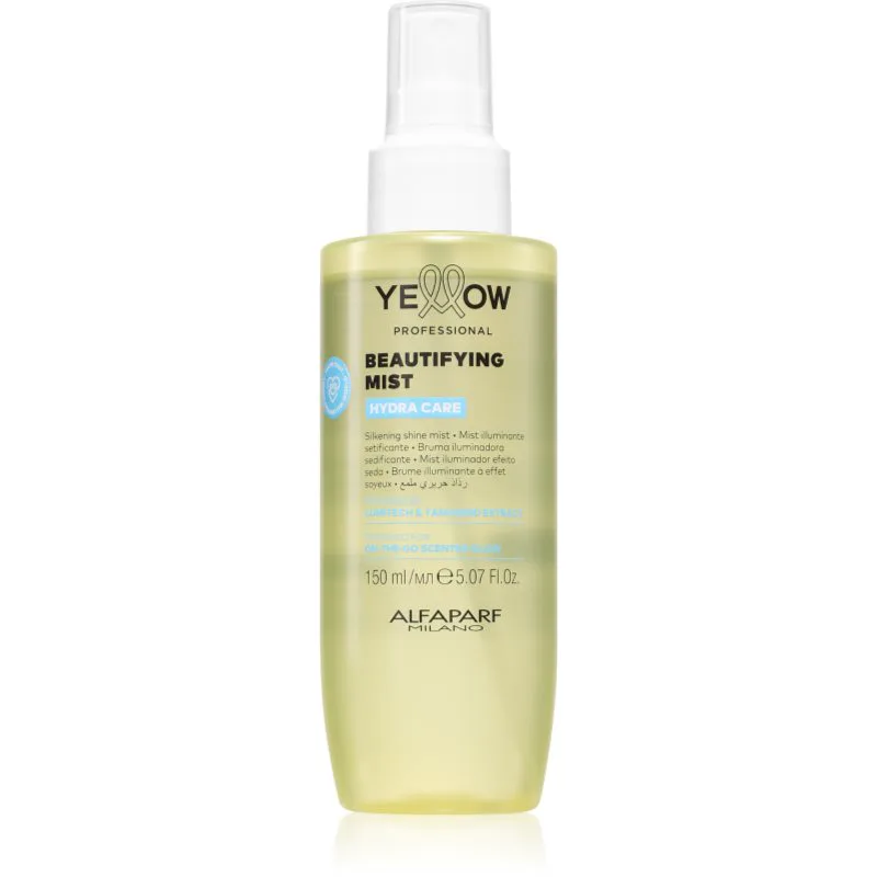 Yellow Professional Hydra Care Beautifying Mist λαμπρυντική mist για όλους τους τύπους μαλλιών 150 ml