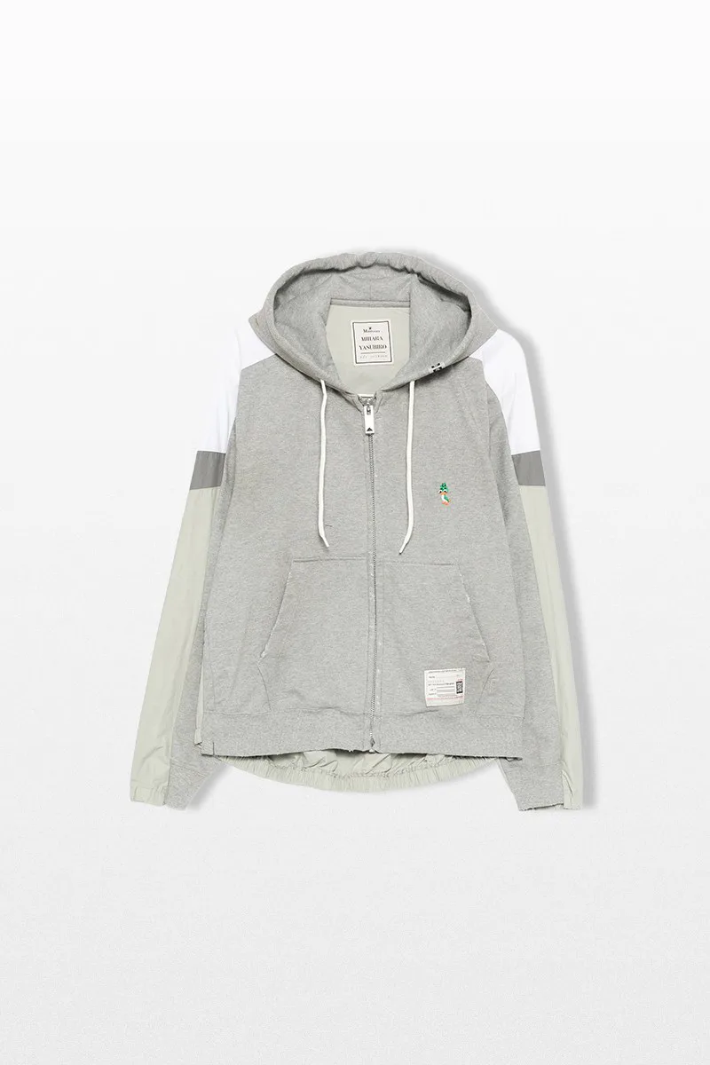 MAISON MIHARA YASUHIRO Ανδρικό Γκρι Track Jacket Combined Parka